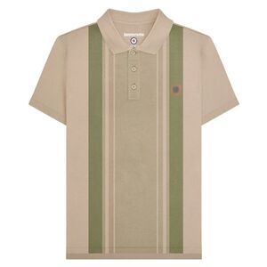 Lambretta Mens SS25 Classic Polo Shirt / Stone